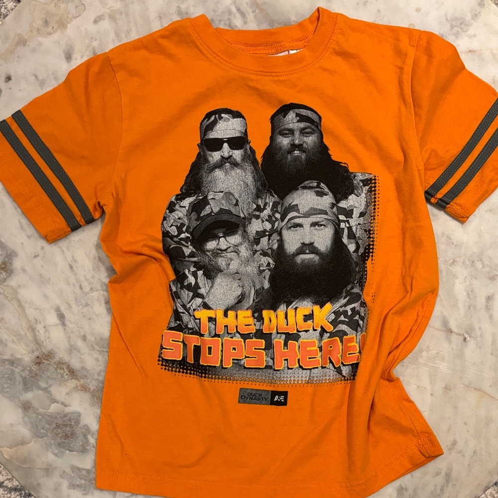 Duck Dynasty Orange Graphic T-Shirt